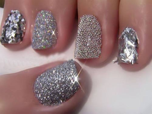 Nail Art Designs jewel encrusted