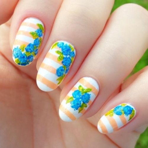 painterly prints nail art