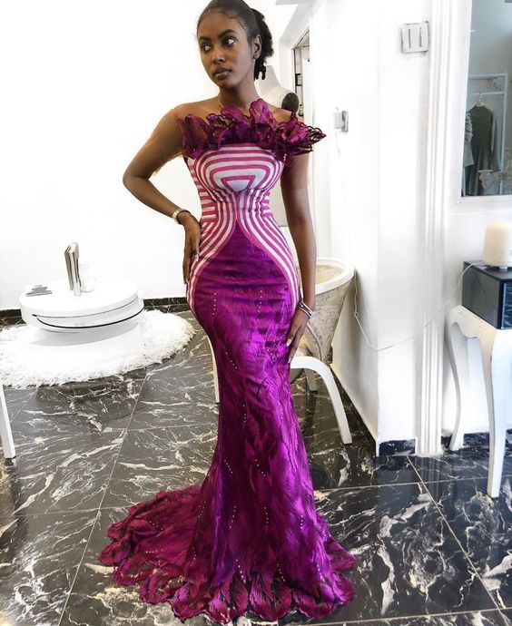 2019 Absolutely Beautiful Asoebi Long Gown Styles