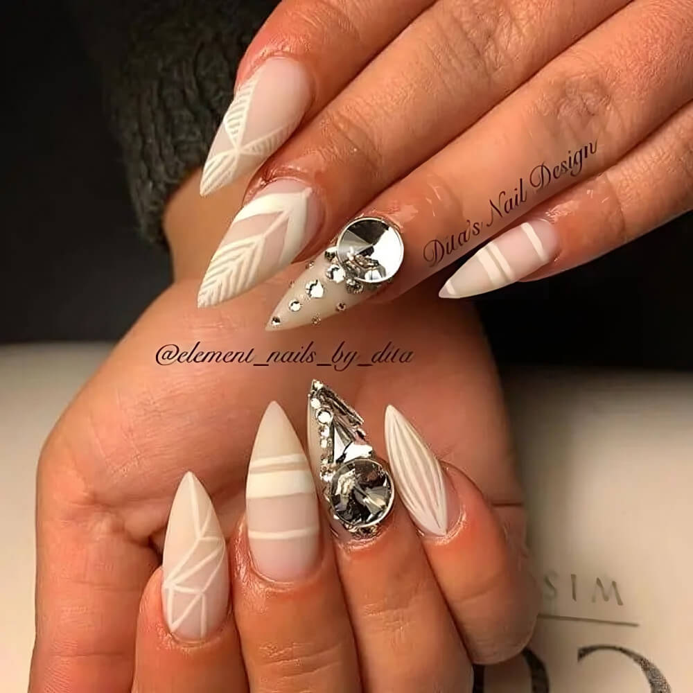 30 Gorgeous Mountain Peak Nails For Charming Girls - 203