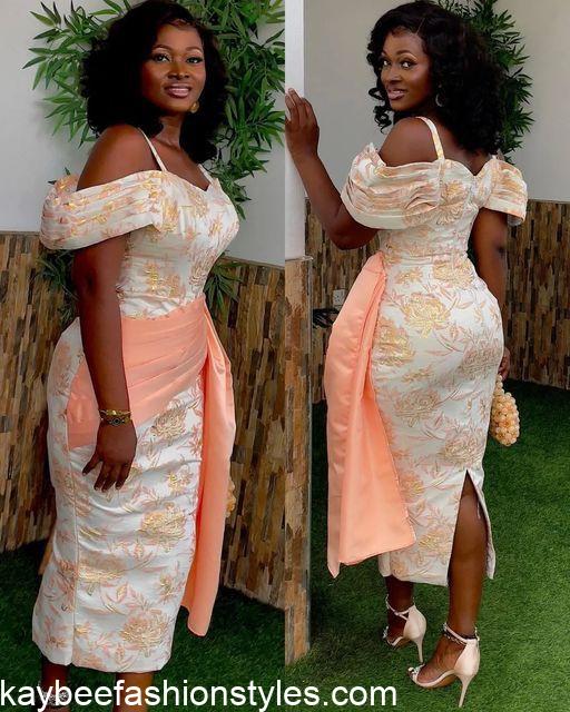 Brocade Gown Styles for Ladies in Nigeria