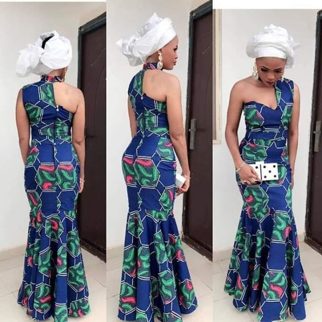 ankara long gown pictures