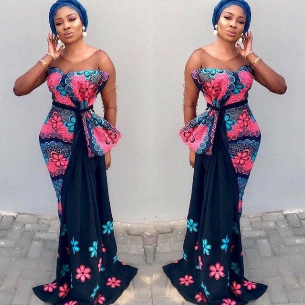 ankara long gown pictures