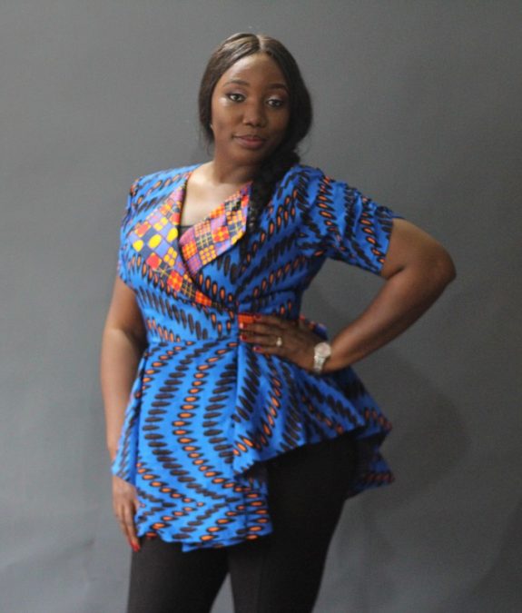 Latest ankara wrap blouse