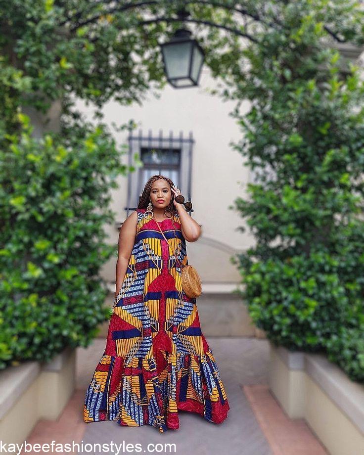 Latest Ankara Free Gown Styles