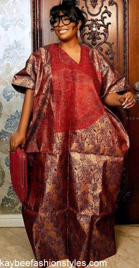 Brocade Gown Styles for Ladies in Nigeria