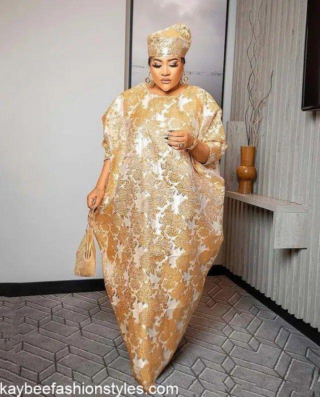 Brocade Gown Styles for Ladies in Nigeria