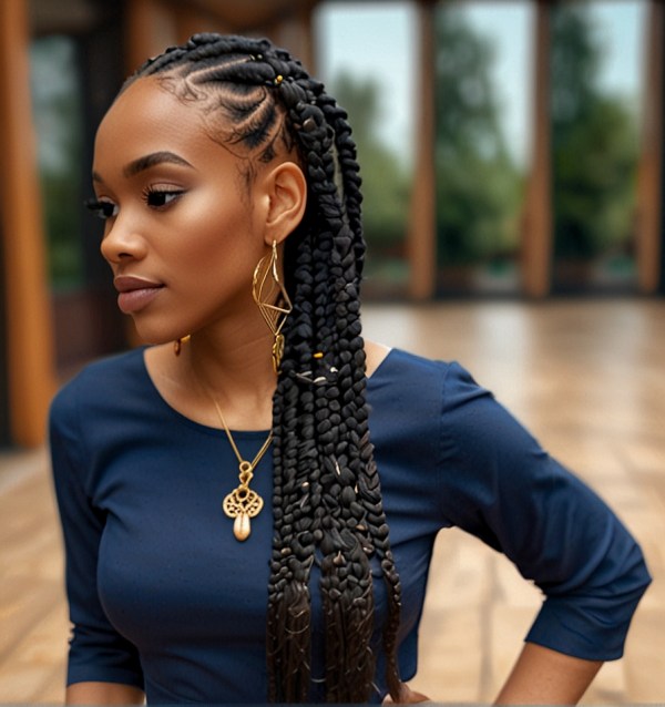 33 Lovely Fulani Braids Hairstyle Ideas