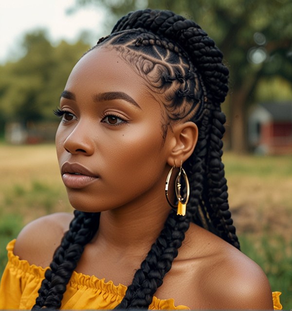 33 Lovely Fulani Braids Hairstyle Ideas