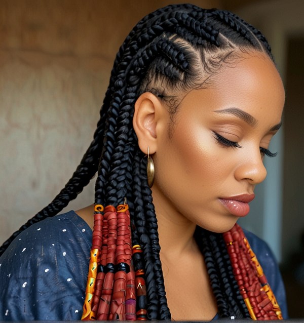 33 Lovely Fulani Braids Hairstyle Ideas