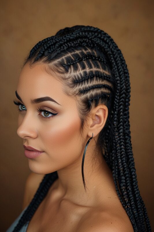 50 Lovely Cornrows Hairstyle Inspirations